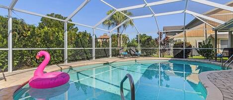 Una piscina climatizada