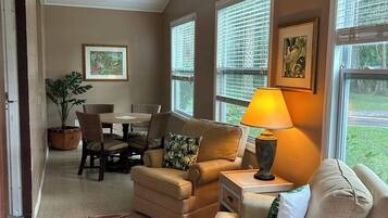 Large 2 Bedroom | Living area | 42-inch Smart TV with cable channels, TV