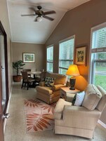 Large 2 Bedroom | Living area | 42-inch Smart TV with cable channels, TV