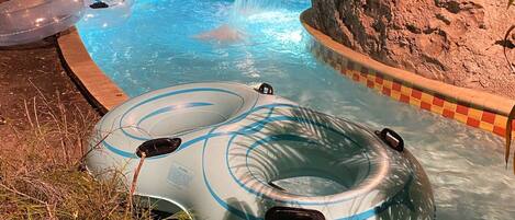 Piscina all'aperto, una piscina riscaldata