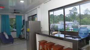 Deluxe Apartment, Pool Access, Pool View | Private kitchen - Oso Perezoso Pool Villa (Cahuita)