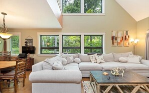 Älytelevisio, takka, videopelejä, kirjoja