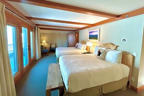 4 habitaciones, caja de seguridad en la habitación y escritorio 