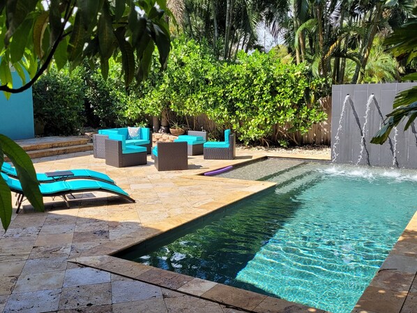 Beheizter Pool
