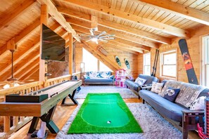 Cheminée, lecteur de DVD