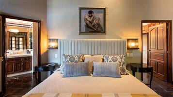 4 habitaciones y sábanas de algodón egipcio