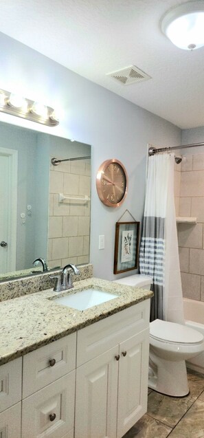Combined shower/bathtub, hair dryer, towels, soap - Beautiful New Villa located 30 mins from Tampa (Zephyrhills)