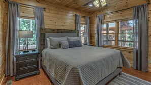 5 bedrooms, bed sheets - Wolf Branch Retreat by Escape to Blue Ridge (Cherry Log)