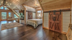 House, 5 Bedrooms | 5 bedrooms, bed sheets - Wolf Branch Retreat by Escape to Blue Ridge (Cherry Log)