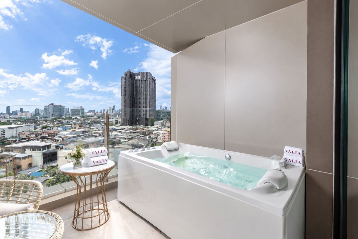 Jacuzzi Sky Suite | Utsikt fra balkong