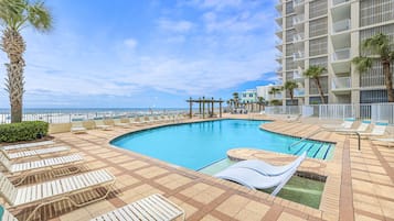 Indoor pool, outdoor pool