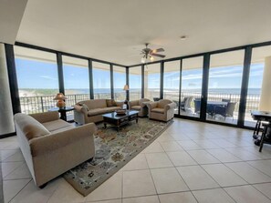 Condo, 3 Bedrooms | Living room - 701 Holiday Isle 701 by ACP (Dauphin Island)