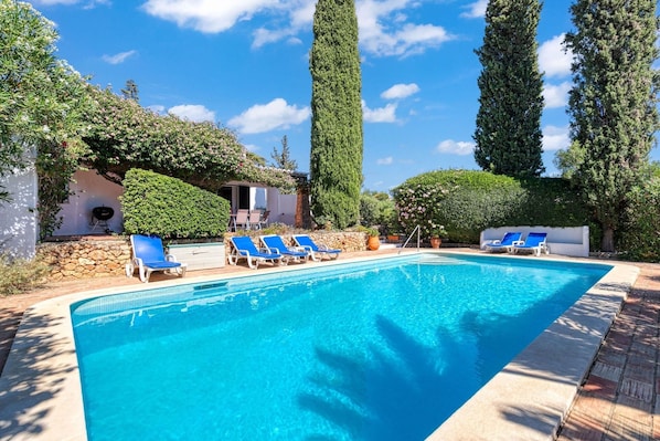 Una piscina riscaldata