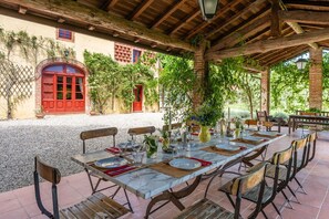 Restauration en plein air