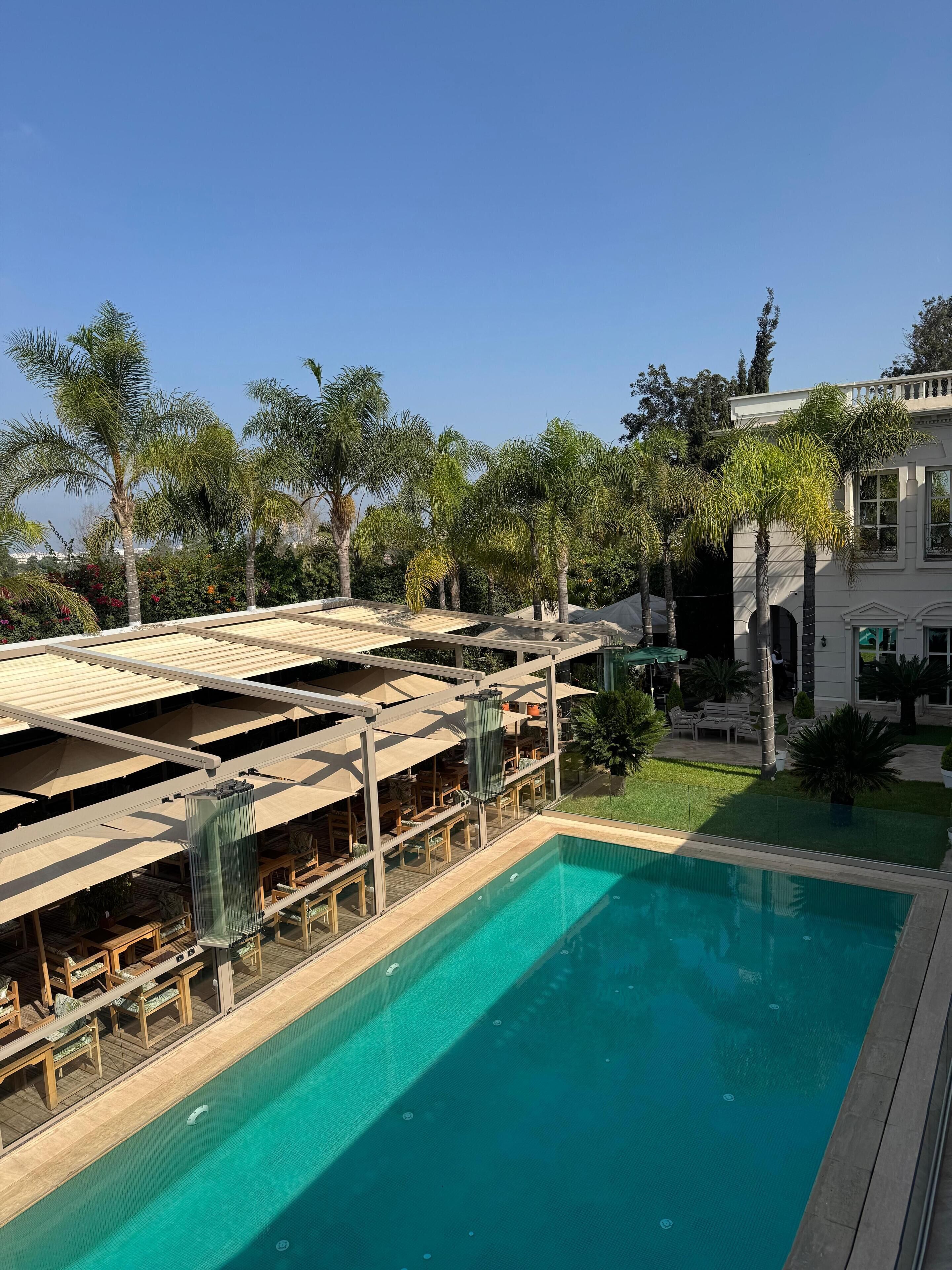 Premium bedding, down comforters, free minibar, in-room safe