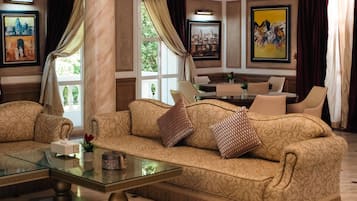 Sala de estar en el lobby