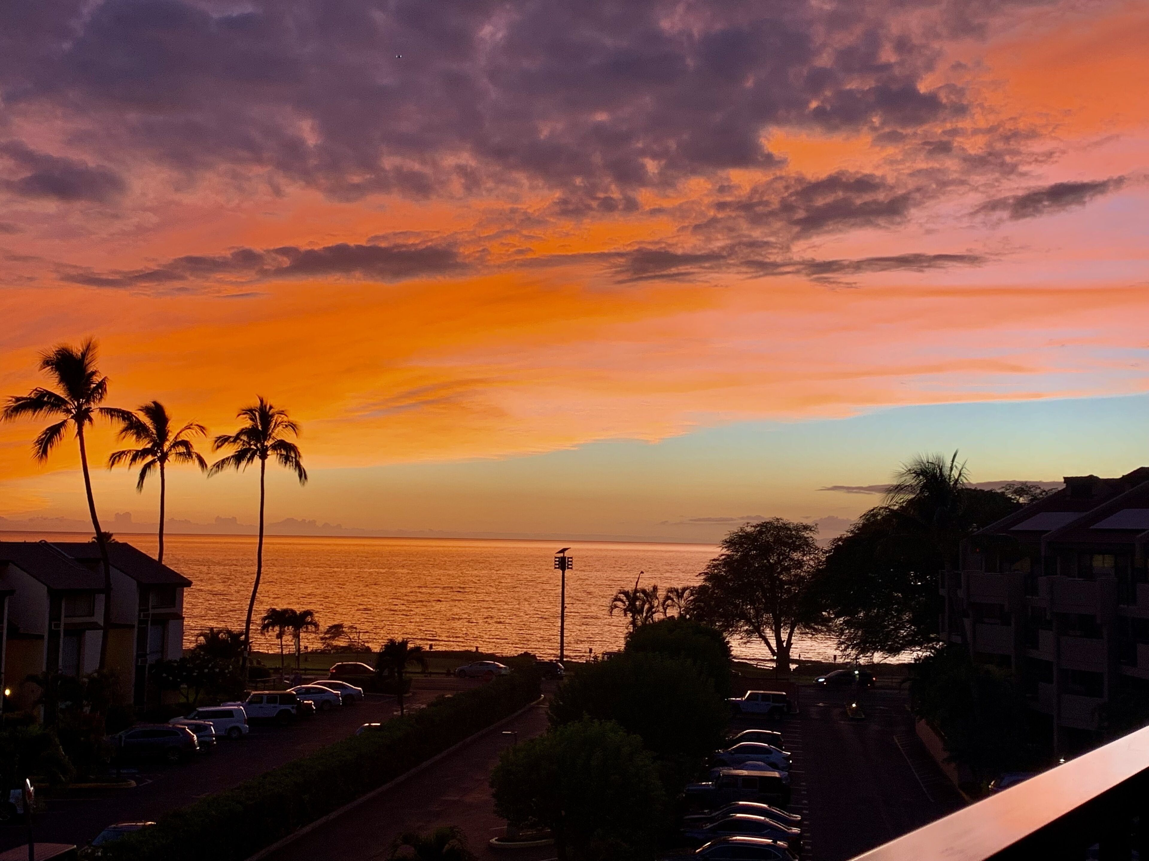 Blick von der Unterkunft