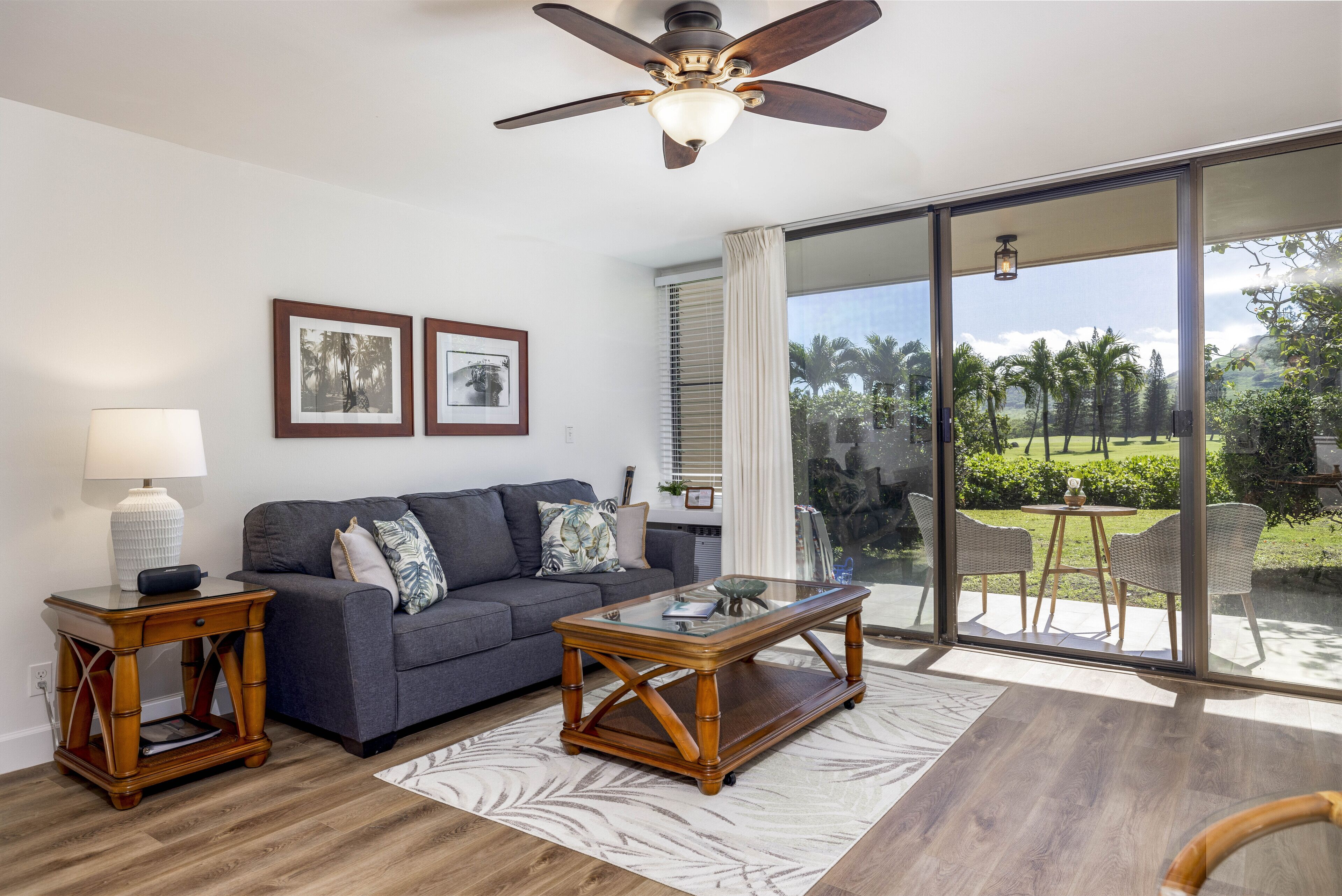 Turtle Bay 1 bed with Lanai Renovated Corner End Unit, AC & Golf Course Views