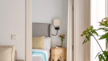 1 habitación, tabla de planchar con plancha, internet y ropa de cama