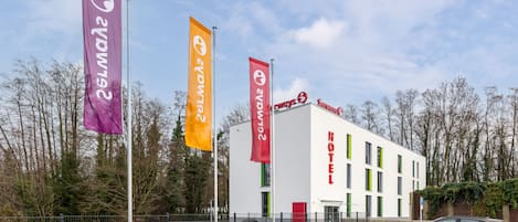 Voorkant van accommodatie