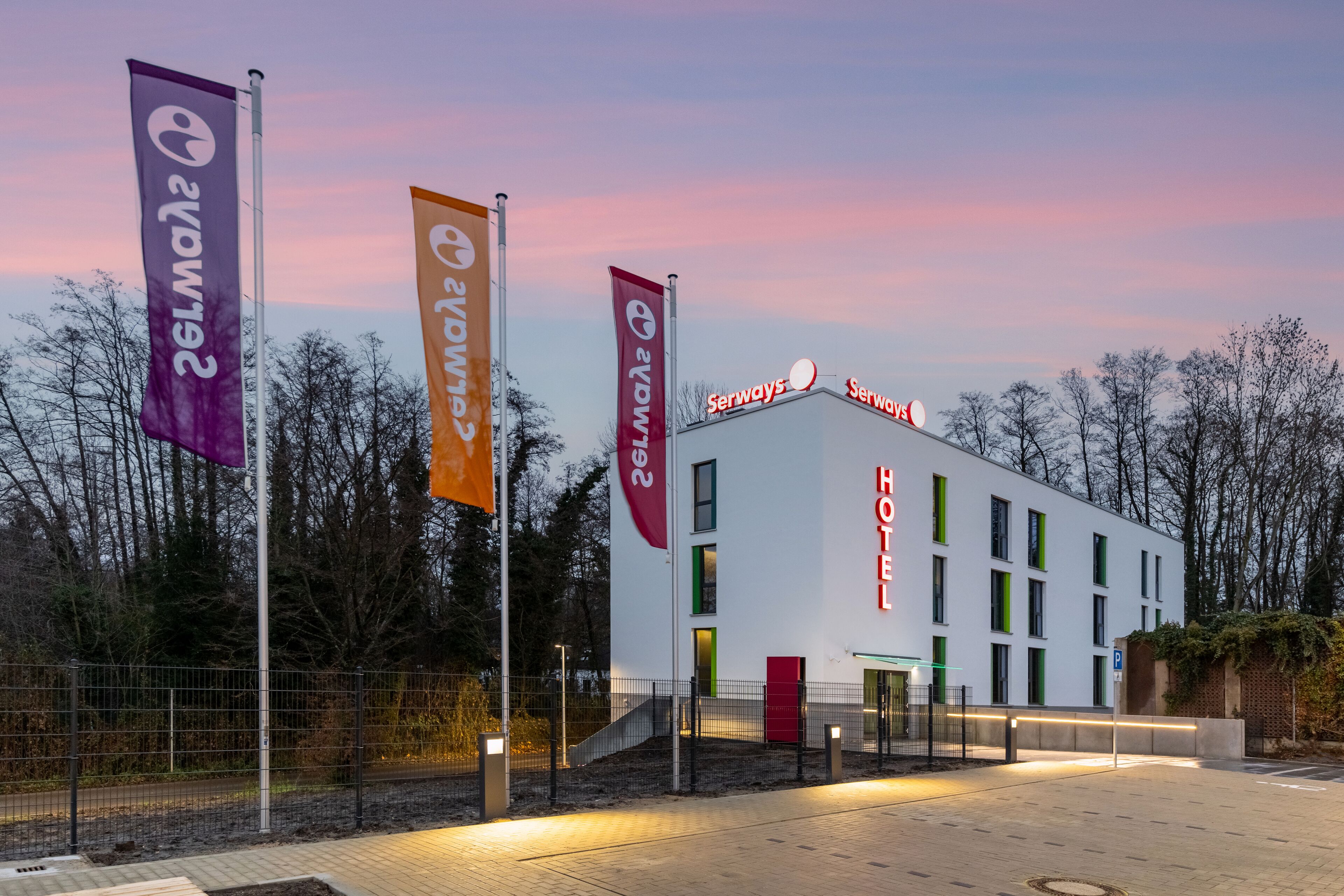 Fassade der Unterkunft