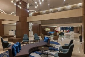 Sitteområde i lobbyen