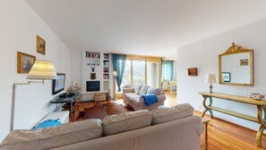 Télévision, cheminée