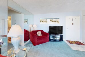 TV, DVD-spiller, fotballspill og bordtennis