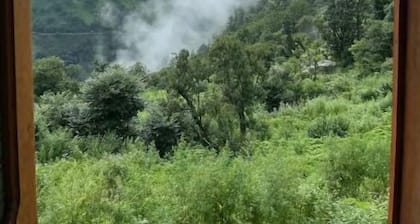 A Himalayan wood house