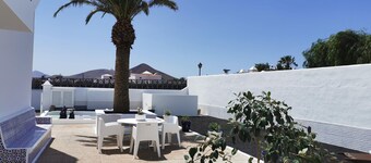 Two bedroom apartments with double beds.