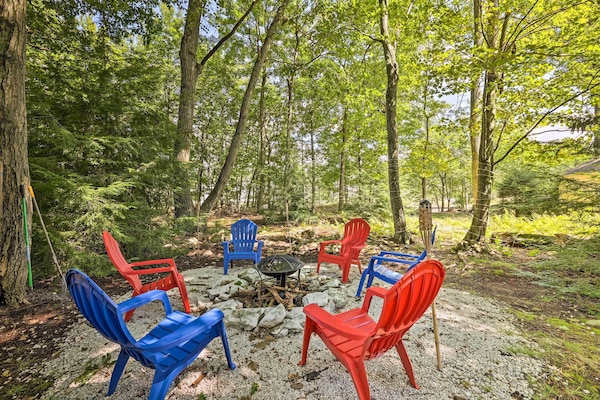 Pocono Summit Vacation Rental | 3BR | 2BA | 1,780 Sq Ft | Stairs Required