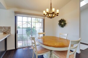 Dining - Furnished Patio + Pool Access: Palm Desert Home! (Palm Desert)