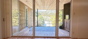 Ayu House ShigaNagahama  BBQ space with a panoramic view of the Takatoki River / Nagahama City Shiga