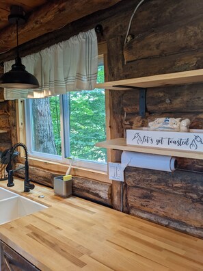 Interior - Rustic Retreat Log Cabin Nestled Among 65 Acres (Bear Lake)