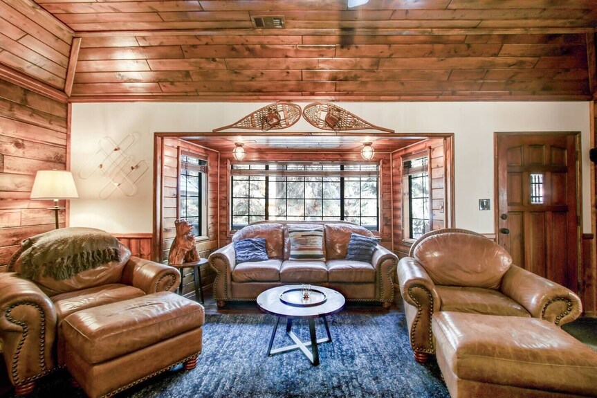 Cabin W/ Game Room Fenced Yard + Firepit + Nr Lake - Big Bear, CA