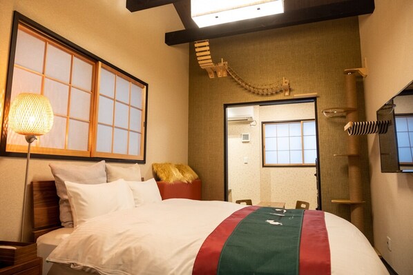 1 bedroom, desk, iron/ironing board, free WiFi - Room 2FA where you can stay with your beloved ca / Kyoto Kyōto (Kyoto)