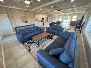 Smart TV, ping pong, books