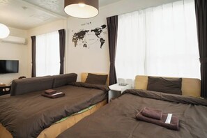 3 habitaciones, wifi gratis y ropa de cama
