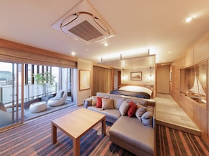 1 bedroom, desk, iron/ironing board, free WiFi - Nonsmoking Suite double room with openair bath / Hiroshima Hiroshima (Hiroshima)