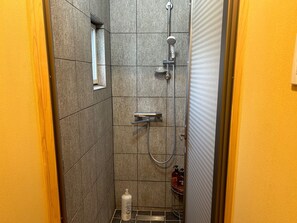 Hair dryer, towels
