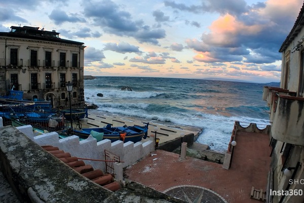 Blick von der Unterkunft