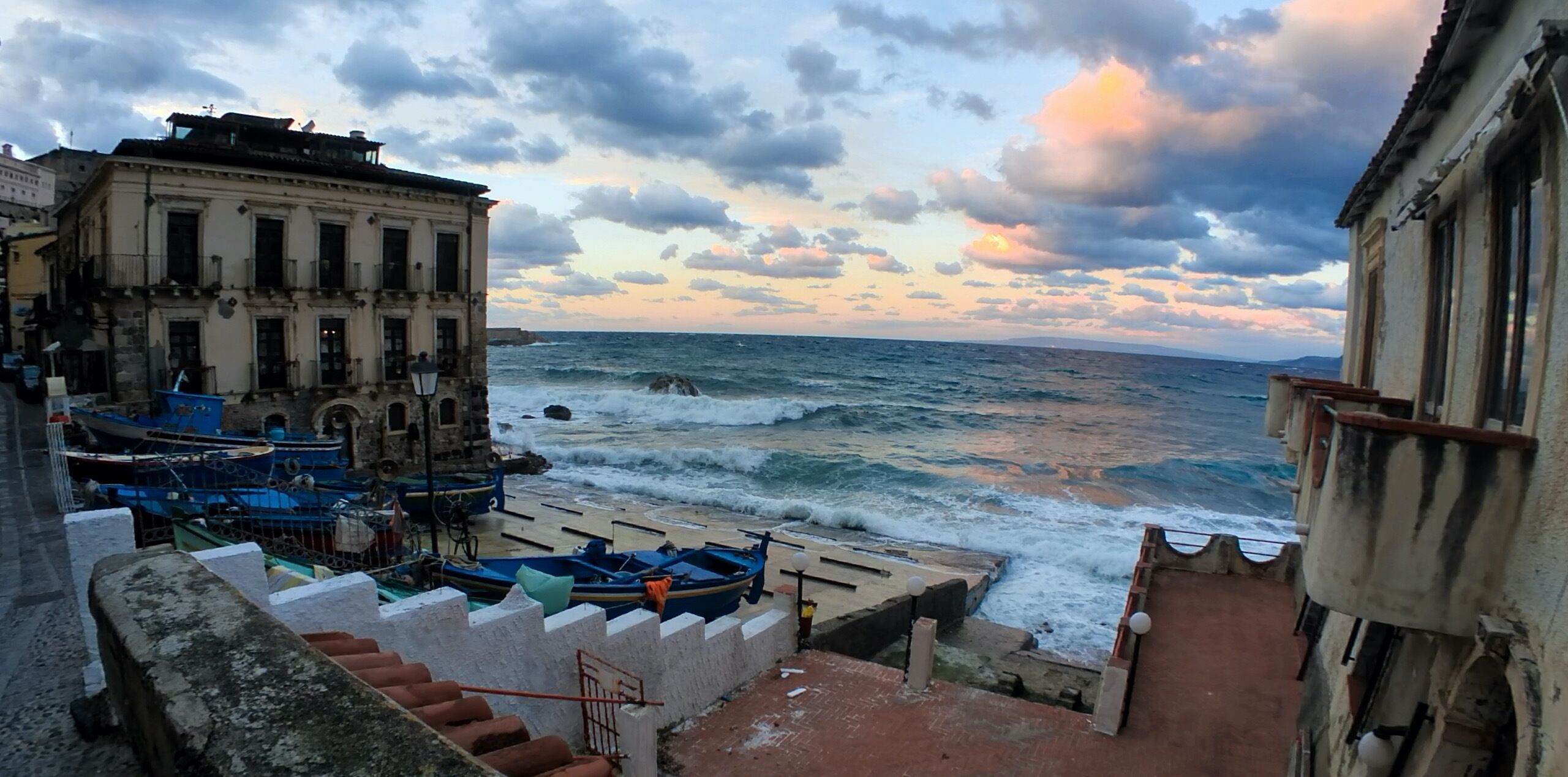 Blick von der Unterkunft