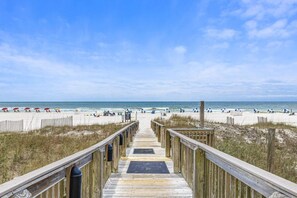 Accommodatie ligt op het strand
