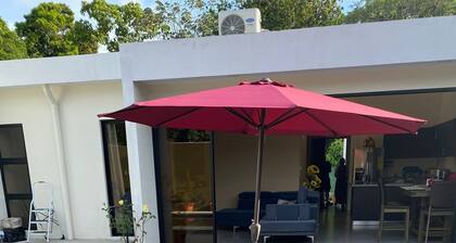 luxury modern home with pool 25mi from the beach.