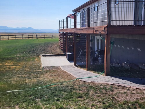 Quiet country property, near rivers, complete with farm animals and wildlife.
