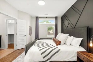 2 bedrooms, in-room safe, iron/ironing board, WiFi