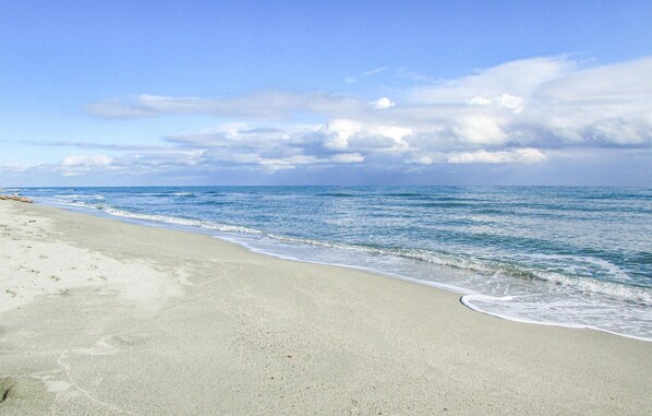 Vlak bij het strand, vissen