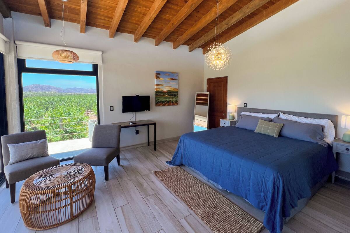Comfort Room, Vineyard View | In-room safe, iron/ironing board, free WiFi, bed sheets
