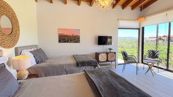 Double Room, Vineyard View | In-room safe, iron/ironing board, free WiFi, bed sheets