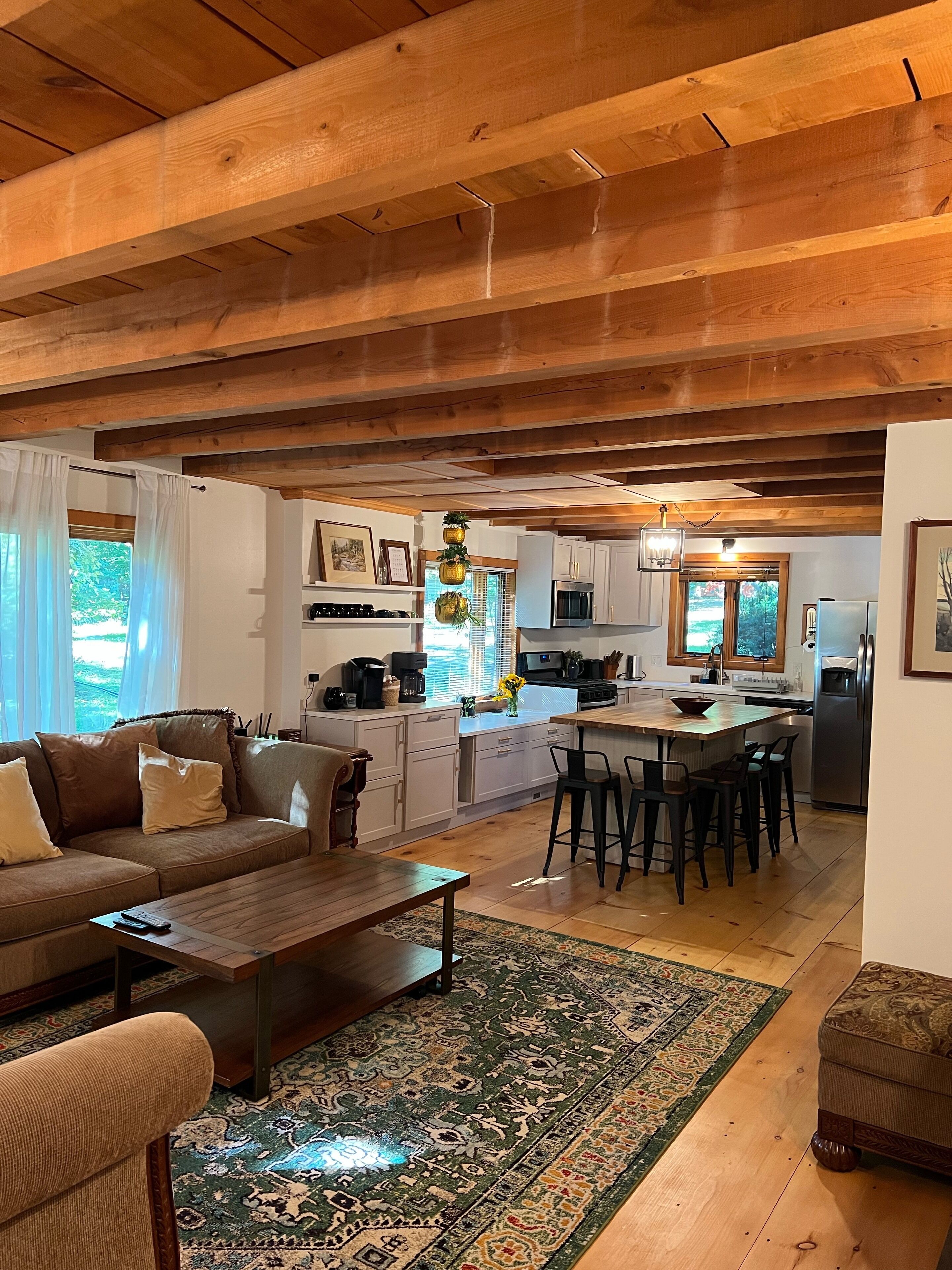 Open concept first floor